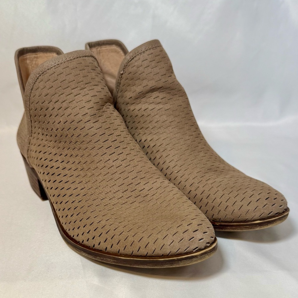 Lucky Brand Leather Ankle Boots